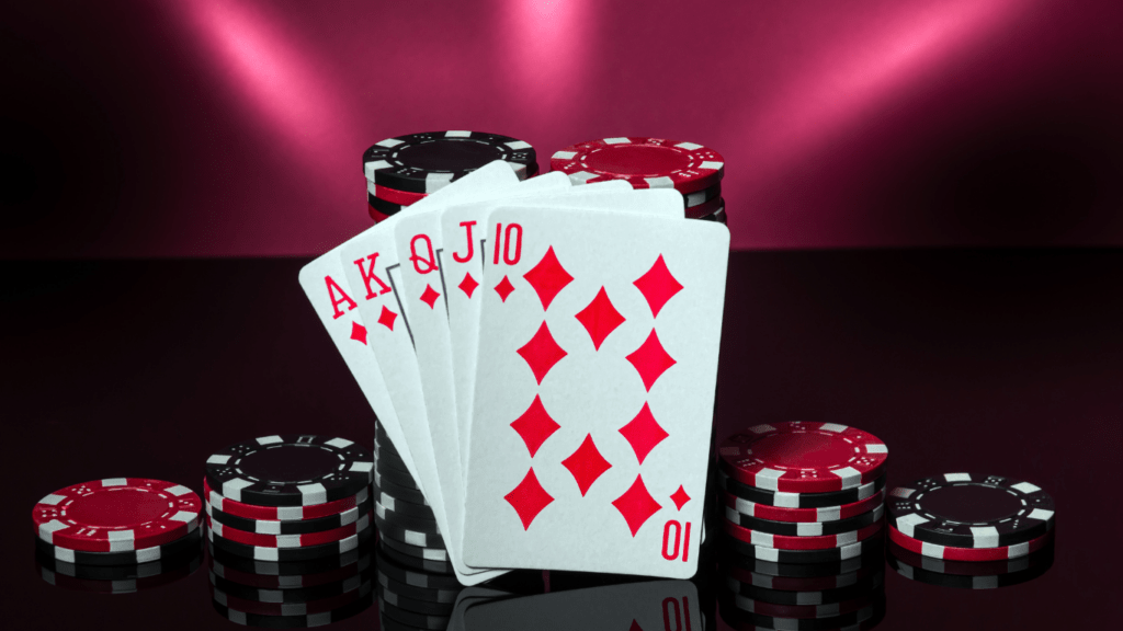 Playing Cards and casino chips