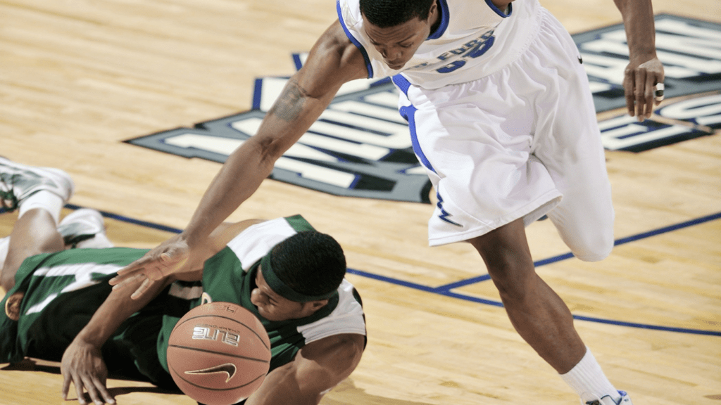 Playing Basketball